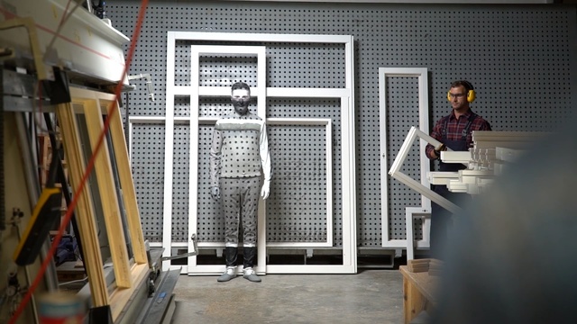 Video Reference: Product, Door, Window, Room, Interior design, Home, House, Building, Gate, Person