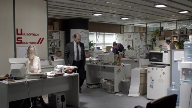 Video Reference: Building, Job, Machine, Laboratory, Office, Interior design, Factory, Person