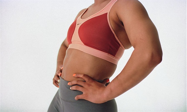 Video Reference: Clothing, Brassiere, Undergarment, Waist, Undergarment, Abdomen, Shoulder, Stomach, Arm, Joint