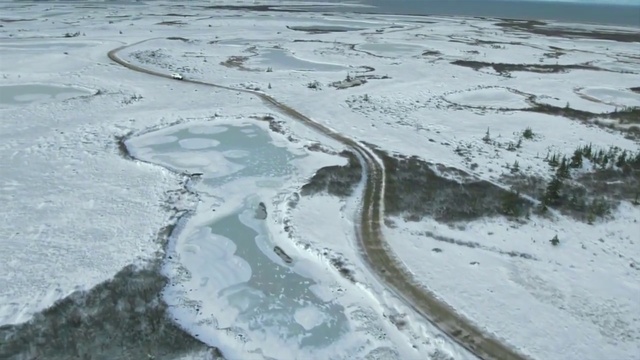 Video Reference: Natural environment, Water resources, Thermokarst, Geological phenomenon, Arctic, Ice, Tundra, Braided river, Estuary, Mudflat