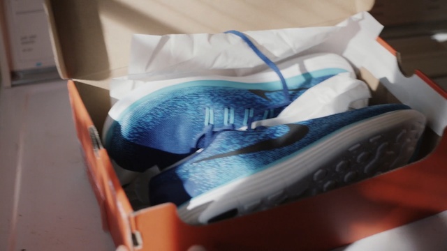 Video Reference: Blue, Footwear, Shoe, Joint, Athletic shoe, Child