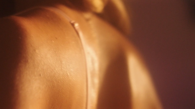 Video Reference: skin, nose, close up, neck, light, chin, shoulder, joint, macro photography, back