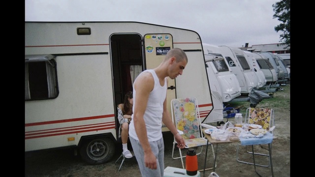 Video Reference: Vehicle, RV, Travel trailer, Car, Trailer, Transport, Caravan, Plant community, Van