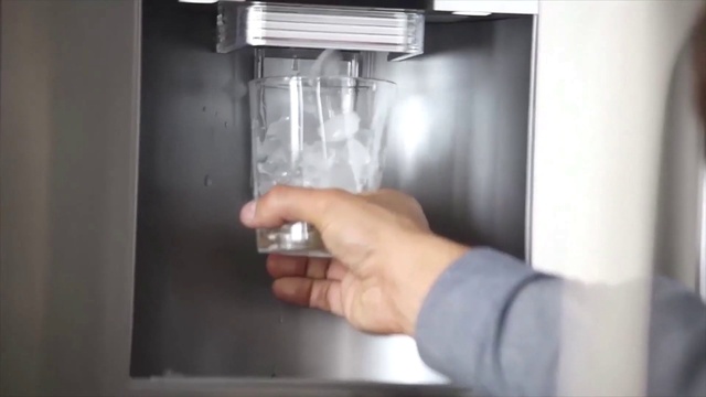 Video Reference: Refrigerator, Kitchen appliance, Home appliance, Major appliance, Hand, Glass