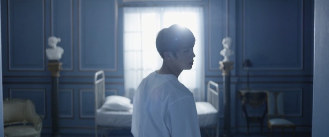 Video Reference: blue, snapshot, darkness, standing, window, screenshot