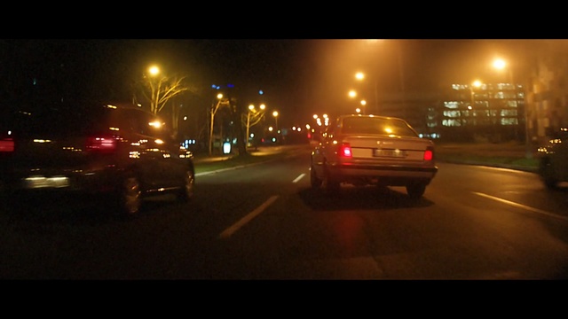 Video Reference: Mode of transport, Night, Vehicle, Car, Light, Road, Lighting, Automotive lighting, Lane, Street light
