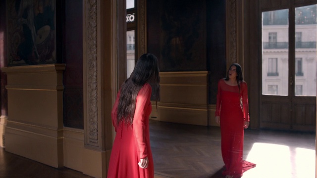 Video Reference: Red, Dress, Lady, Fashion, Formal wear, Fun, Long hair, Gown, Temple, Event, Person, Indoor, Window, Girl, Child, Front, Room, Little, Standing, Small, Living, Young, Table, Woman, Sitting, Holding, Man, Walking, Television, Suitcase, Luggage, Playing, City, White, Bear, People, Floor, Clothing, Footwear