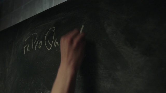 Video Reference: black, blackboard