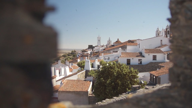 Video Reference: sky, town, roof, city, building, village, window, facade, tree, house