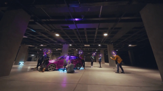 Video Reference: Purple, Architecture, Fun, Vehicle, Night, Car, Auto show, Performance, Building, City