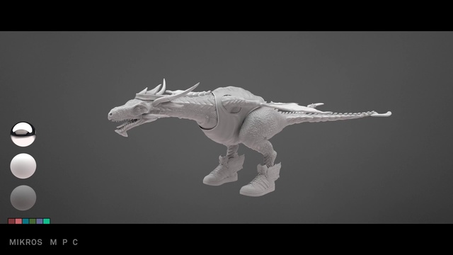 Video Reference: Dinosaur, 3d modeling, Animation, Tyrannosaurus, Figurine, Fictional character