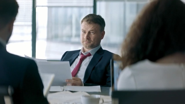 Video Reference: Job, White-collar worker, Businessperson, Business, Employment, Conversation, Management, Official, Event, Suit, Person