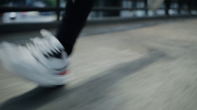 Video Reference: Footwear, Shoe, Floor, Leg, Finger, Hand, Foot, Human leg, Flooring, Ankle