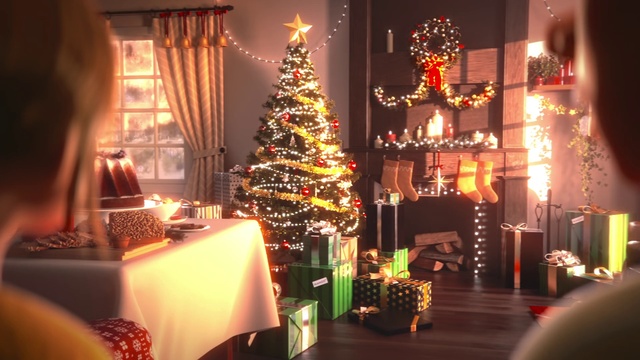 Video Reference: Christmas tree, Christmas, Christmas decoration, Tree, Light, Christmas lights, Lighting, Room, Christmas eve, Home