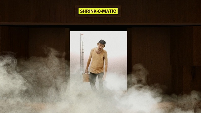 Video Reference: man, rom, haze, fog, light, Person