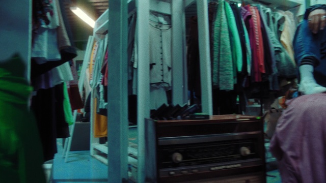 Video Reference: Green, Blue, Turquoise, Room, Textile, Turquoise, Machine