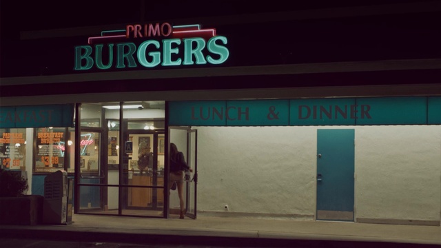 Video Reference: Text, Building, Font, Signage, Facade, Night