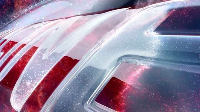 Video Reference: Red, Motor vehicle, Vehicle, Car, Hood, Automotive lighting, Auto part, Wheel, Automotive tail & brake light, Magenta