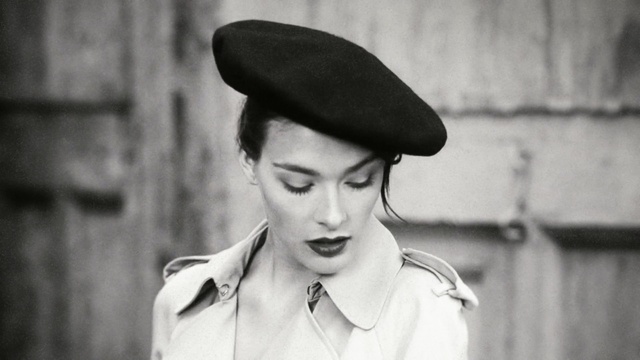 Video Reference: black and white, monochrome photography, beauty, headgear, photography, hat, girl, monochrome, gentleman, headpiece, Person