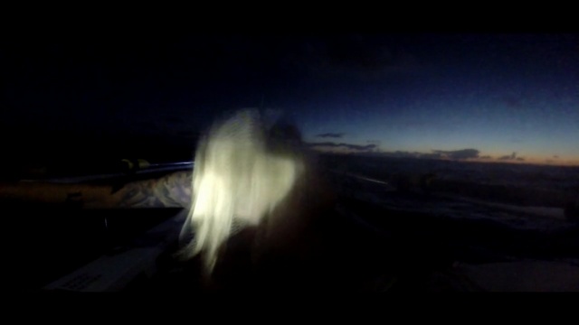 Video Reference: sky, black, atmosphere, darkness, night, mode of transport, light, geological phenomenon, wing, morning