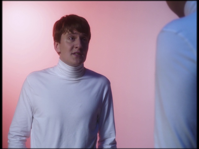 Video Reference: Face, Shoulder, Blue, Head, Skin, Neck, Chin, Arm, T-shirt, Cheek