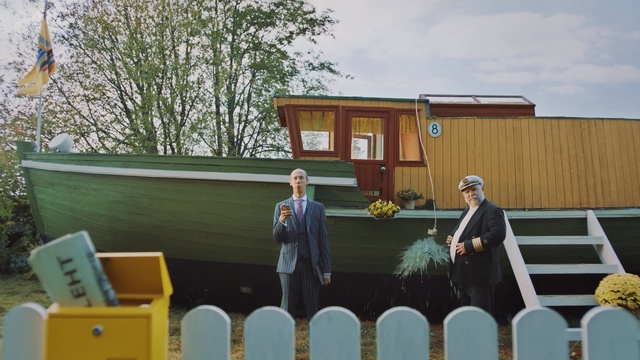 Video Reference: House, Home, Fence, Picket fence, Backyard, Building, Person