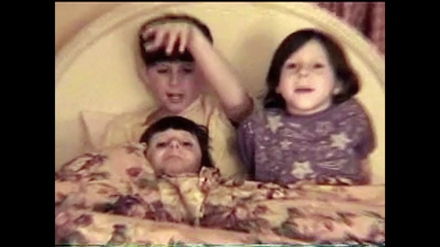 Video Reference: face, nose, head, emotion, mouth, human, girl, laughter, finger, photo caption, Person