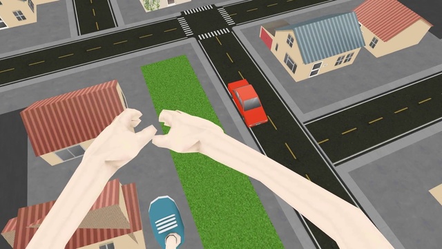 Video Reference: Intersection, Road, Infrastructure, Animation, Illustration, Architecture, Street, Lane, Pedestrian crossing, Games, Person