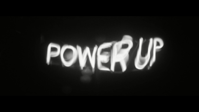 Video Reference: text, black, font, black and white, neon sign, darkness, vehicle registration plate, logo, light, computer wallpaper