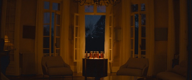 Video Reference: Room, Light, Lighting, Interior design, Furniture, House, Night, Building, Window, Architecture