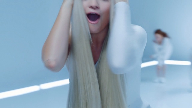 Video Reference: Hair, Face, Facial expression, Skin, Blond, Lip, Beauty, Long hair, Mouth, Fun, Person
