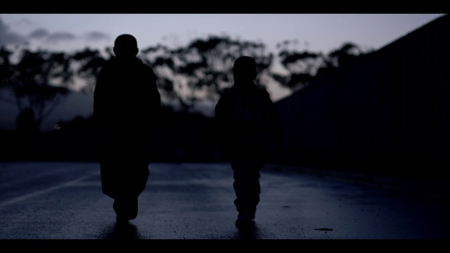 Video Reference: Black, Photograph, Sky, Water, Darkness, Silhouette, Standing, Black-and-white, Photography, Atmosphere