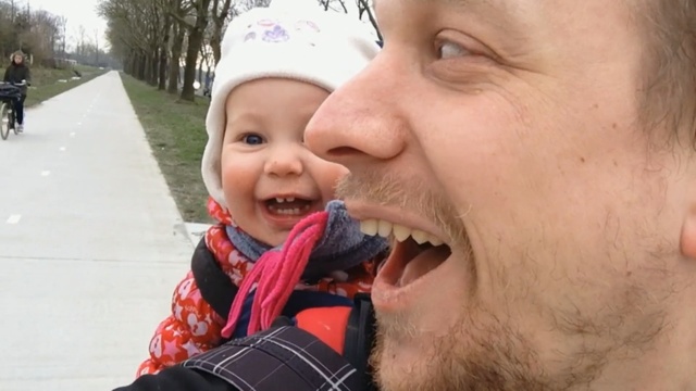 Video Reference: nose, mouth, child, fun, cheek, product, smile, winter, tooth, tongue