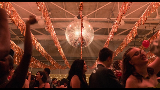 Video Reference: Lighting, Pink, Event, Fun, Party, Crowd, Wedding reception, Tradition, Balloon, Ceremony