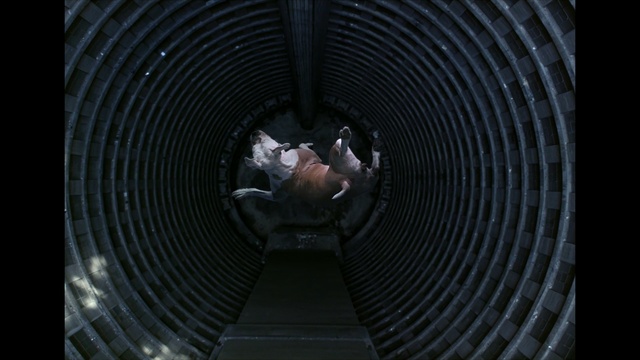 Video Reference: Infrastructure, Circle, Photography, Symmetry, Space, Monochrome, Darkness, Mechanical fan