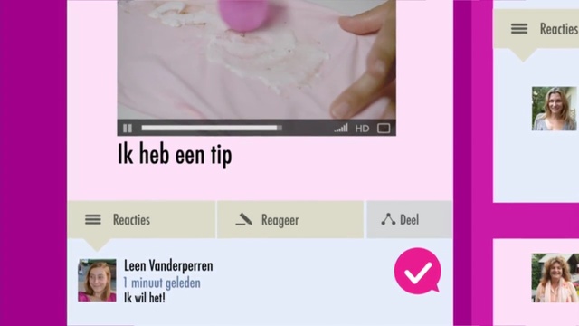Video Reference: Text, Pink, Product, Skin, Font, Magenta, Material property, Technology, Selfie, Screenshot