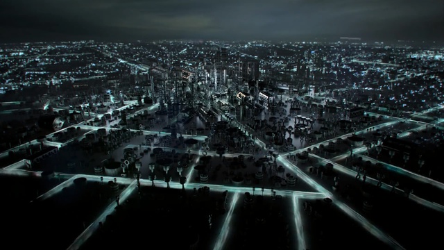 Video Reference: cityscape, metropolis, city, night, urban area, atmosphere, metropolitan area, architecture, aerial photography, darkness