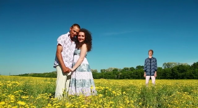 Video Reference: photograph, grassland, field, sky, meadow, spring, prairie, grass, summer, flower, Person