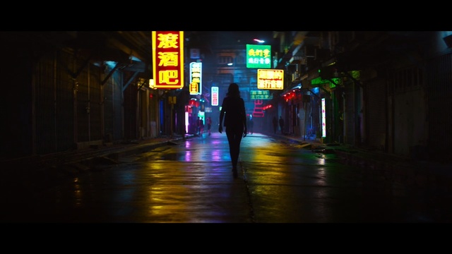 Video Reference: night, darkness, light, reflection, city, lighting, metropolis, street, neon, midnight