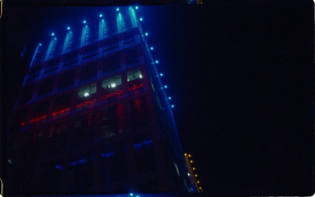 Video Reference: Blue, Light, Lighting, Night, Architecture, Sky, Electronics, Technology, Electric blue, Darkness