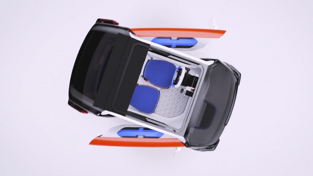 Video Reference: Vehicle, Car, Electric blue, Subcompact car, City car