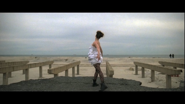 Video Reference: sky, mode of transport, sea, girl, horizon, boardwalk, beach, vacation, cloud, fun