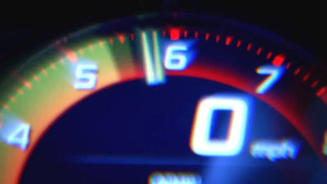 Video Reference: Speedometer, Auto part, Odometer, Measuring instrument, Gauge, Tachometer, Light, Electric blue, Tool, Car