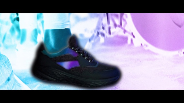 Video Reference: Footwear, Shoe, Purple, Violet, Blue, Sneakers, Electric blue, Ankle, Athletic shoe, Outdoor shoe