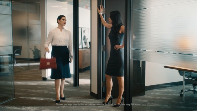 Video Reference: shoulder, dress, fashion, outerwear, girl, window, furniture, door