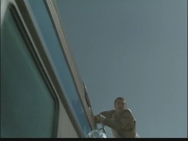 Video Reference: sky, mode of transport, wind, lighting, line, glass, daylighting, material, window, angle, Person