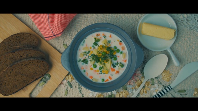 Video Reference: dish, food, meal, dip, cuisine, baking, dairy product, vegetarian food