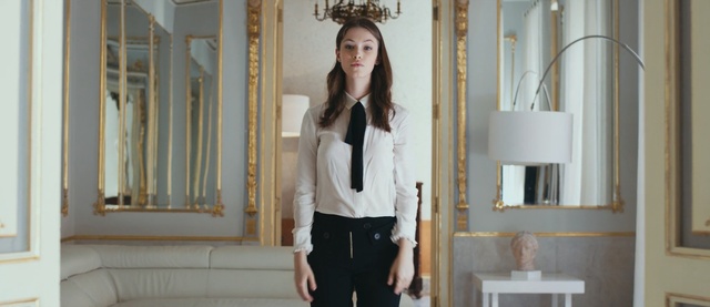 Video Reference: interior design, furniture, window, girl, mirror, photo shoot, product, Person