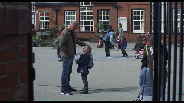 Video Reference: public space, infrastructure, road, urban area, town, street, car, house, pedestrian, city, Person