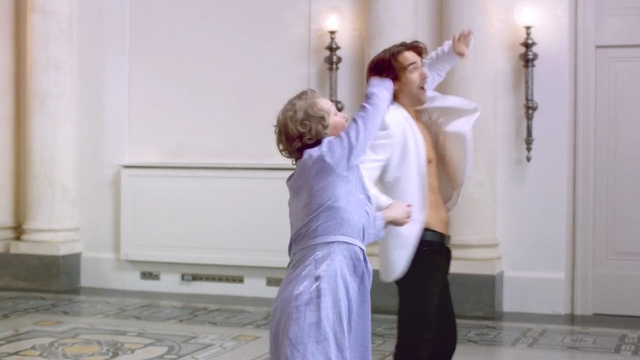 Video Reference: shoulder, girl, gown, ceremony